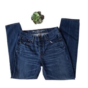 American Eagle Y2K Button-fly Womens Jeans Sz 4 Vintage Preppy Hi-Rise Mom